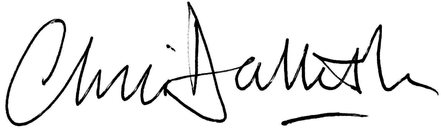 Chris Dalliston signature